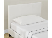 1803 - Cadre de lit avec tête de lit et sommier à lattes en simili