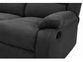 9121 - Canapé de relaxation 3 places en microfibre