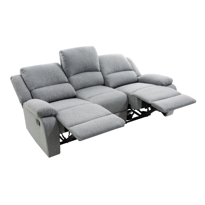 9121 - Canapé de relaxation 3 places en tissu
