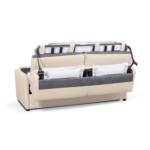 ALICE - Canapé convertible système couchage express 3 places en tissu