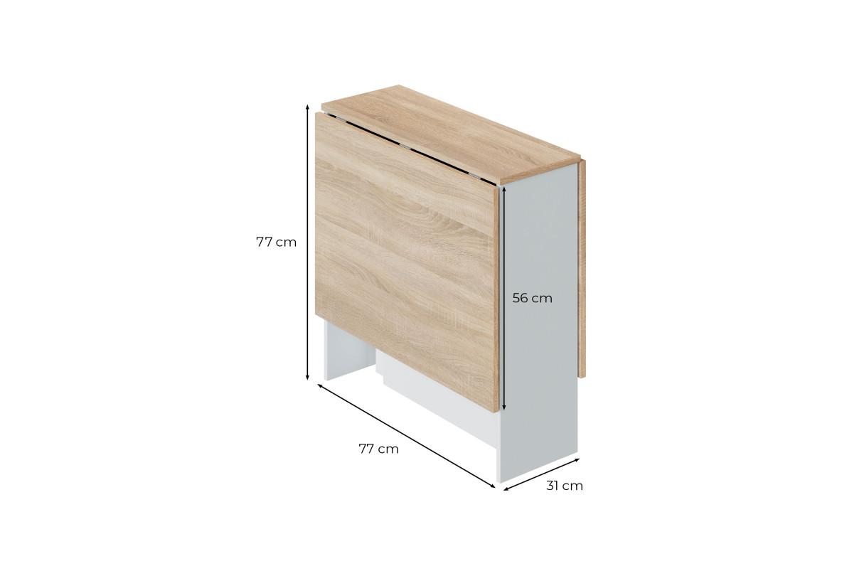FOTAB - Table auxiliaire extensible L31/140 x P77 cm