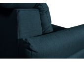 ADRIATIK - Canapé panoramique modulable convertible avec coffre en tissu