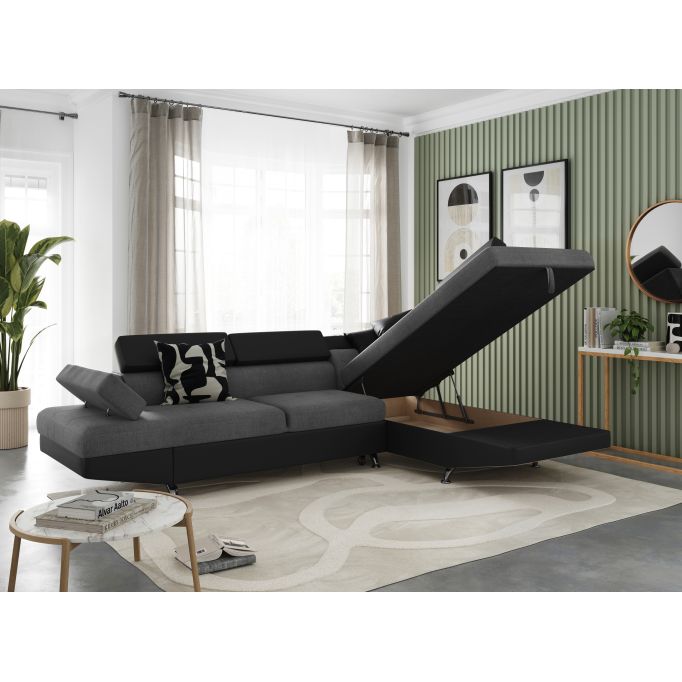 Canapé d'angle avec une assise profonde au design moderne Rio