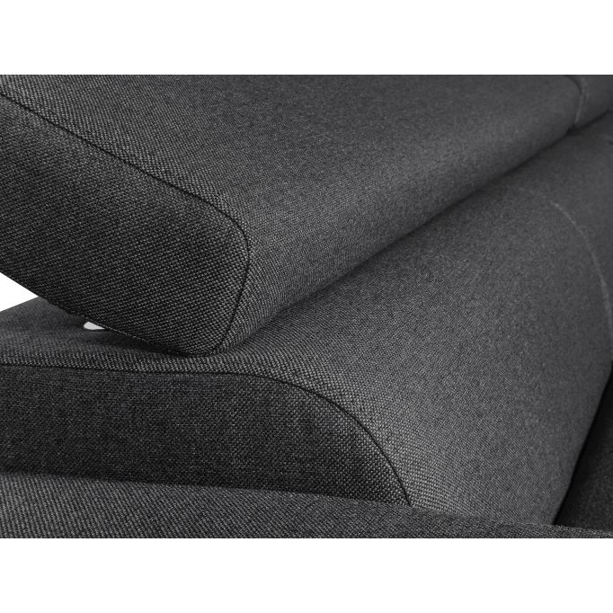 SONIA - Canapé d'angle convertible en tissu