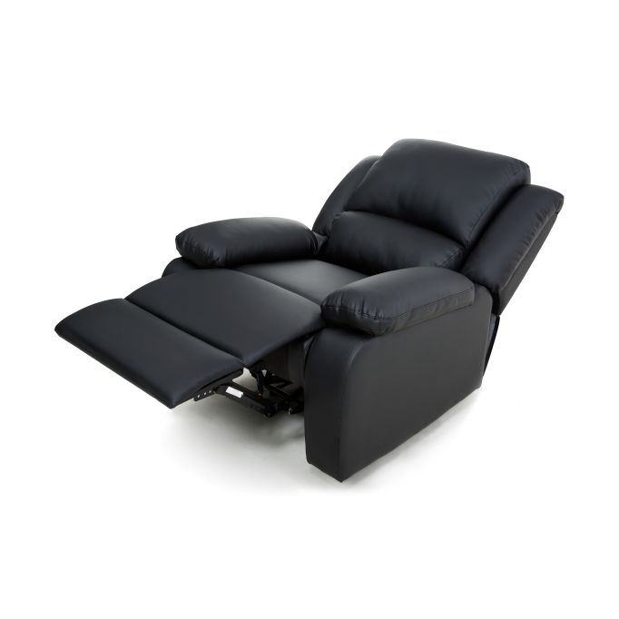 9121 - Ensemble canapé relax manuel 2 places + fauteuil manuel en simili
