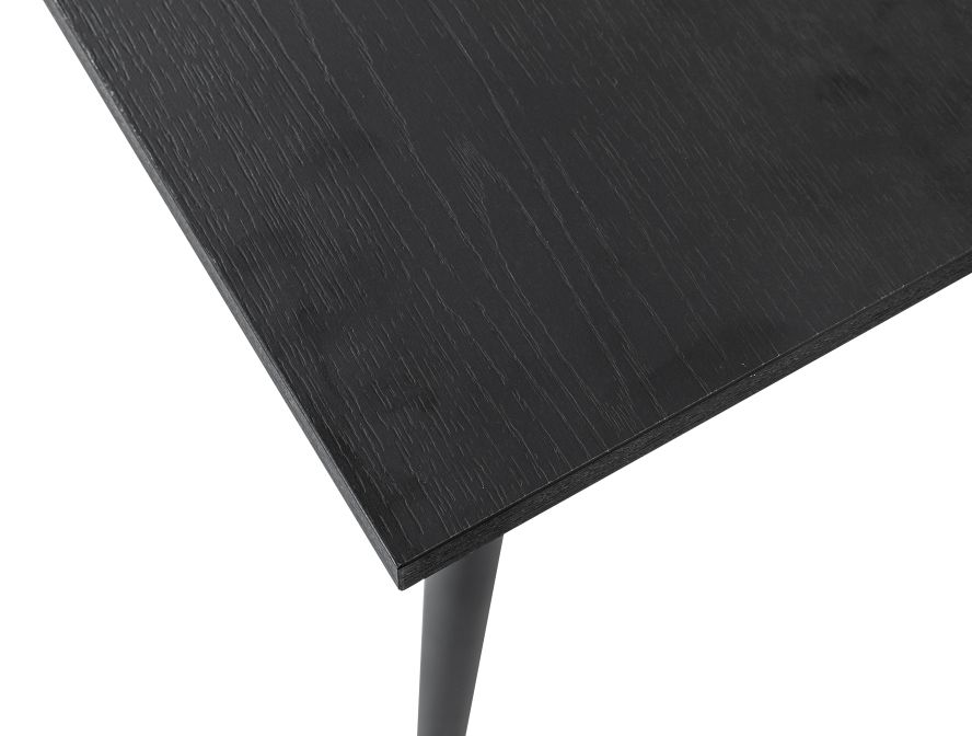 PAYTON - Table à manger 160cm pieds métal noir
