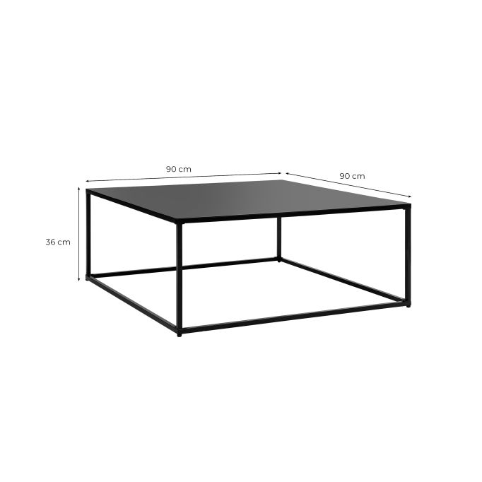 FILAR - Table basse carrée en métal