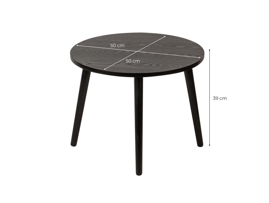 KANOPE - Table basse ronde en bois