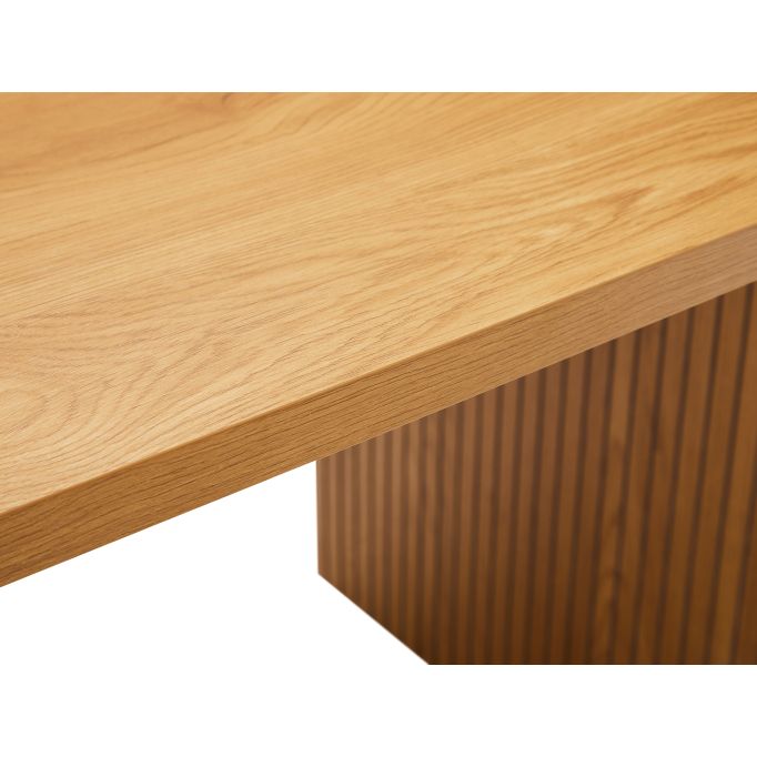 GOYA - Table à manger 180x90cm finition chêne