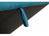 L200PIP - Canapé d'angle réversible convertible coutures larges en tissu